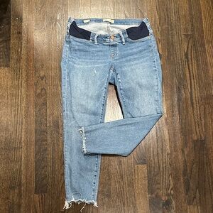 Madewell MATERNITY Light Blue Ankle Jeans. size 31